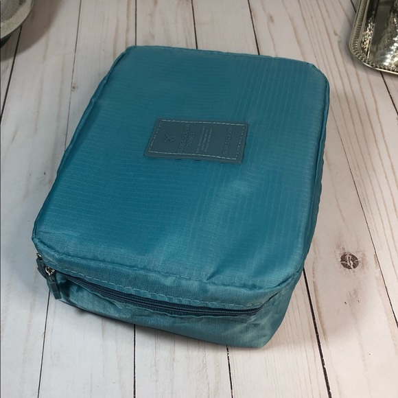 Travel Season Toiletry Travel Bag in Navy or Teal - Picture 3 of 16